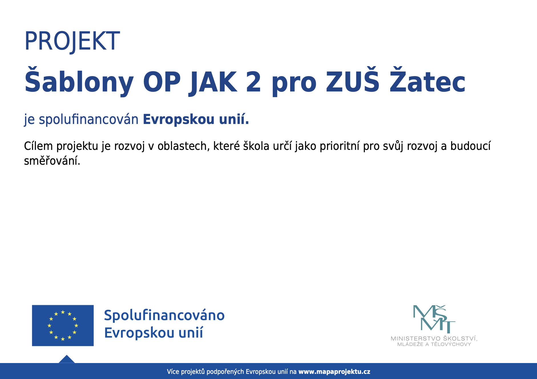 Projekt Šablony EU