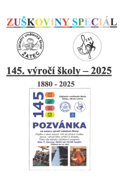 Zuškoviny speciál 2025